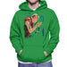Sidney Maurer Original Portrait Of The Dalai Lama Mens Hooded Sweatshirt - Mens Hooded Sweatshirt