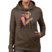 Sidney Maurer Original Portrait Of The Dalai Lama Womens Hooded Sweatshirt - Womens Hooded Sweatshirt