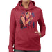 Sidney Maurer Original Portrait Of The Dalai Lama Womens Hooded Sweatshirt - Womens Hooded Sweatshirt