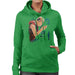 Sidney Maurer Original Portrait Of The Dalai Lama Womens Hooded Sweatshirt - Womens Hooded Sweatshirt