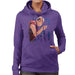 Sidney Maurer Original Portrait Of The Dalai Lama Womens Hooded Sweatshirt - Womens Hooded Sweatshirt