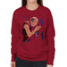 Sidney Maurer Original Portrait Of The Dalai Lama Womens Sweatshirt - Womens Sweatshirt