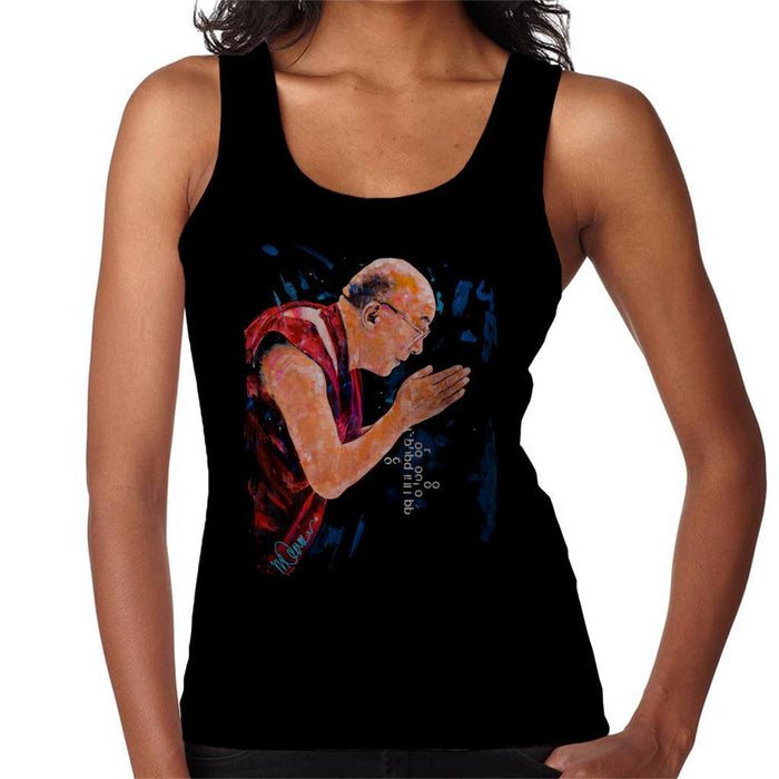 Sidney Maurer Original Portrait Of The Dalai Lama Womens Vest - Womens Vest