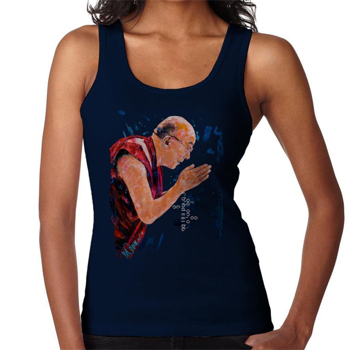 Sidney Maurer Original Portrait Of The Dalai Lama Womens Vest - Womens Vest