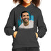 Sidney Maurer Original Portrait Of Drake Smiling Kids Hooded Sweatshirt - Kids Boys Hooded Sweatshirt