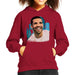 Sidney Maurer Original Portrait Of Drake Smiling Kids Hooded Sweatshirt - Kids Boys Hooded Sweatshirt
