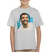 Sidney Maurer Original Portrait Of Drake Smiling Kids T-Shirt - Kids Boys T-Shirt