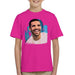 Sidney Maurer Original Portrait Of Drake Smiling Kids T-Shirt - Kids Boys T-Shirt
