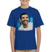 Sidney Maurer Original Portrait Of Drake Smiling Kids T-Shirt - Kids Boys T-Shirt