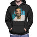 Sidney Maurer Original Portrait Of Drake Smiling Mens Hooded Sweatshirt - Mens Hooded Sweatshirt