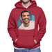 Sidney Maurer Original Portrait Of Drake Smiling Mens Hooded Sweatshirt - Mens Hooded Sweatshirt