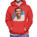 Sidney Maurer Original Portrait Of Drake Smiling Mens Hooded Sweatshirt - Mens Hooded Sweatshirt