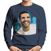 Sidney Maurer Original Portrait Of Drake Smiling Mens Sweatshirt - Mens Sweatshirt