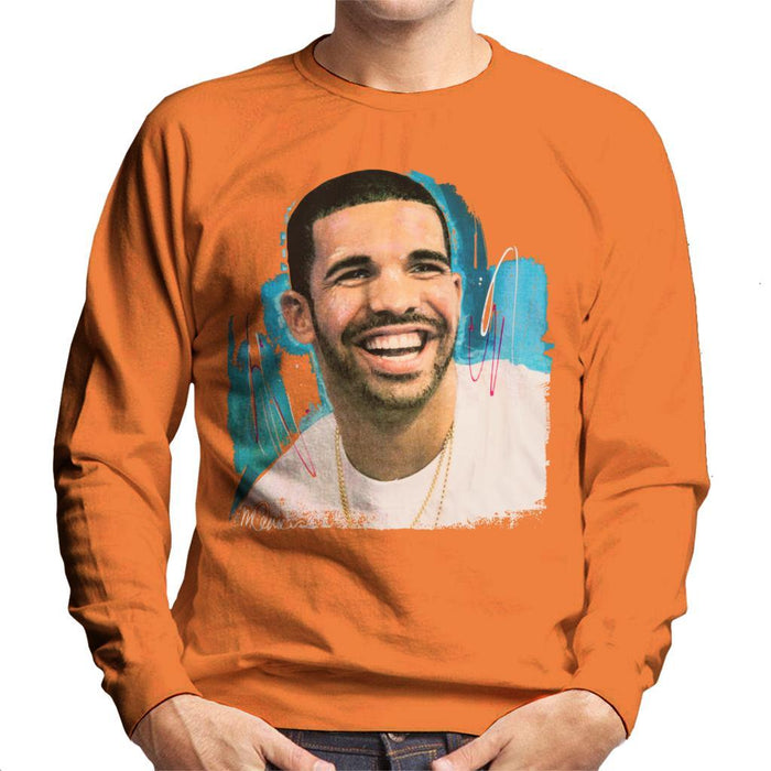 Sidney Maurer Original Portrait Of Drake Smiling Mens Sweatshirt - Mens Sweatshirt