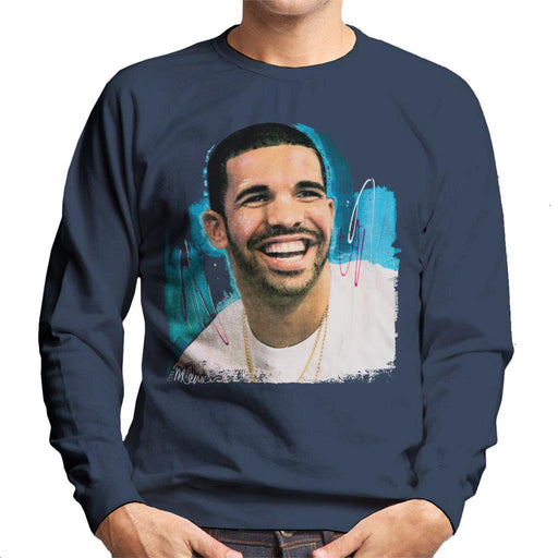 Sidney Maurer Original Portrait Of Drake Smiling Mens Sweatshirt - Mens Sweatshirt