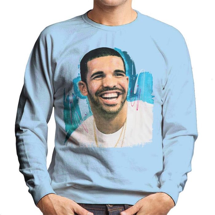 Sidney Maurer Original Portrait Of Drake Smiling Mens Sweatshirt - Mens Sweatshirt