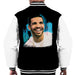 Sidney Maurer Original Portrait Of Drake Smiling Mens Varsity Jacket - Mens Varsity Jacket