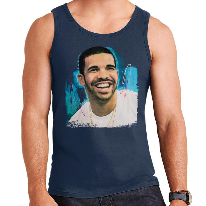 Sidney Maurer Original Portrait Of Drake Smiling Mens Vest - Mens Vest