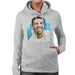 Sidney Maurer Original Portrait Of Drake Smiling Womens Hooded Sweatshirt - Womens Hooded Sweatshirt