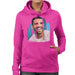 Sidney Maurer Original Portrait Of Drake Smiling Womens Hooded Sweatshirt - Womens Hooded Sweatshirt