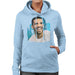 Sidney Maurer Original Portrait Of Drake Smiling Womens Hooded Sweatshirt - Womens Hooded Sweatshirt