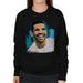 Sidney Maurer Original Portrait Of Drake Smiling Womens Sweatshirt - Womens Sweatshirt