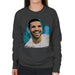 Sidney Maurer Original Portrait Of Drake Smiling Womens Sweatshirt - Womens Sweatshirt