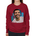 Sidney Maurer Original Portrait Of Drake Smiling Womens Sweatshirt - Womens Sweatshirt