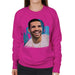 Sidney Maurer Original Portrait Of Drake Smiling Womens Sweatshirt - Womens Sweatshirt