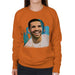 Sidney Maurer Original Portrait Of Drake Smiling Womens Sweatshirt - Womens Sweatshirt