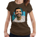 Sidney Maurer Original Portrait Of Drake Smiling Womens T-Shirt - Womens T-Shirt
