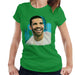 Sidney Maurer Original Portrait Of Drake Smiling Womens T-Shirt - Womens T-Shirt