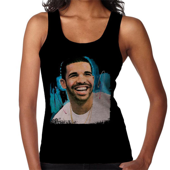 Sidney Maurer Original Portrait Of Drake Smiling Womens Vest - Womens Vest