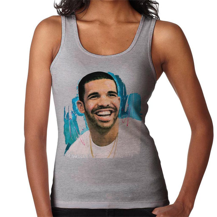 Sidney Maurer Original Portrait Of Drake Smiling Womens Vest - Womens Vest
