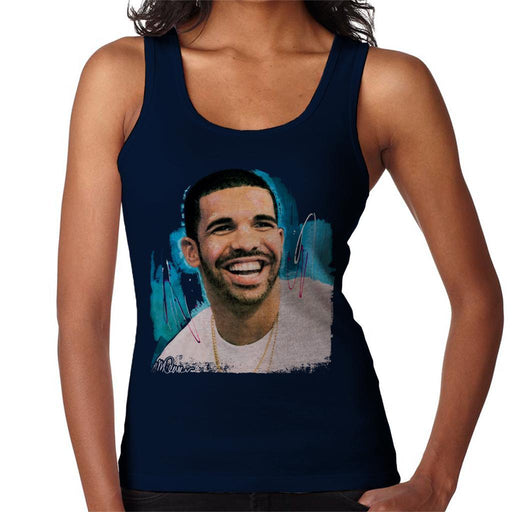 Sidney Maurer Original Portrait Of Drake Smiling Womens Vest - Womens Vest