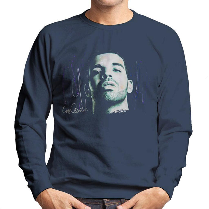 Sidney Maurer Original Portrait Of Drake OVOXO Mens Sweatshirt - Mens Sweatshirt