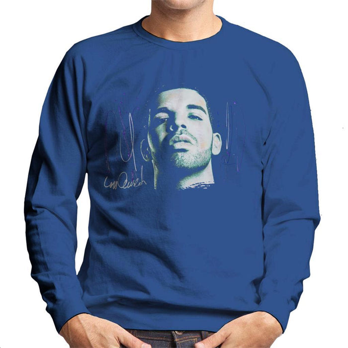 Sidney Maurer Original Portrait Of Drake OVOXO Mens Sweatshirt - Mens Sweatshirt