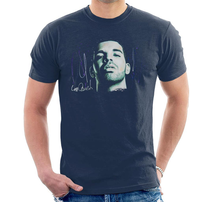 Sidney Maurer Original Portrait Of Drake OVOXO Mens T-Shirt - Mens T-Shirt