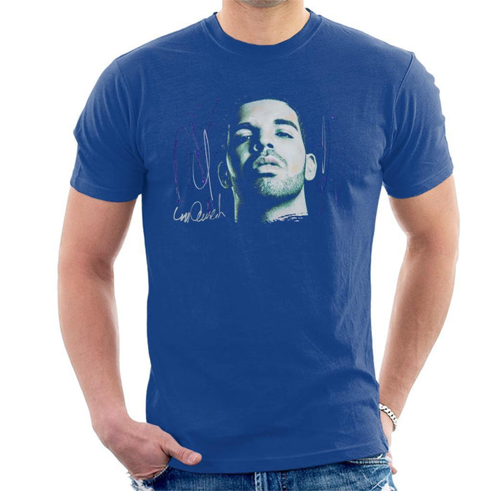 Sidney Maurer Original Portrait Of Drake OVOXO Mens T-Shirt - Mens T-Shirt