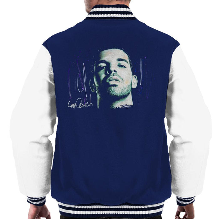 Sidney Maurer Original Portrait Of Drake OVOXO Mens Varsity Jacket - Mens Varsity Jacket