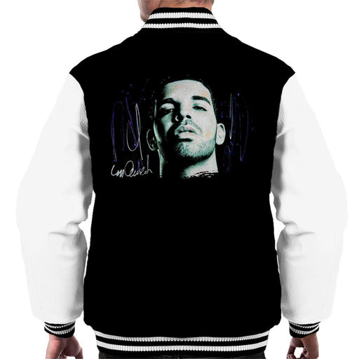 Sidney Maurer Original Portrait Of Drake OVOXO Mens Varsity Jacket - Mens Varsity Jacket