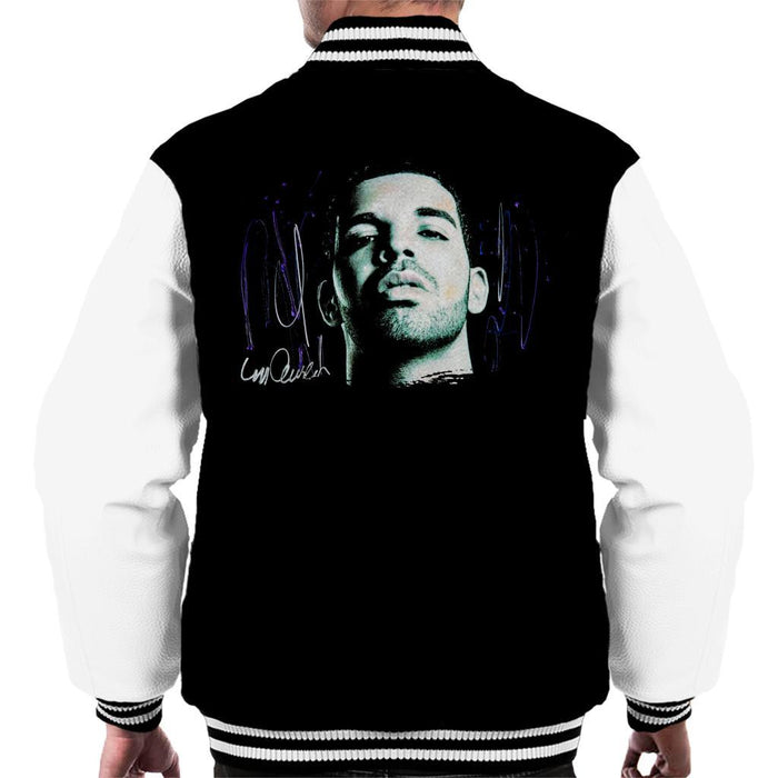 Sidney Maurer Original Portrait Of Drake OVOXO Mens Varsity Jacket - Mens Varsity Jacket