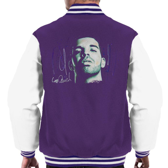 Sidney Maurer Original Portrait Of Drake OVOXO Mens Varsity Jacket - Mens Varsity Jacket