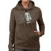 Sidney Maurer Original Portrait Of Drake OVOXO Womens Hooded Sweatshirt - Womens Hooded Sweatshirt