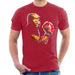 Sidney Maurer Original Portrait Of George Foreman Mens T-Shirt - Small / Cherry Red - Mens T-Shirt