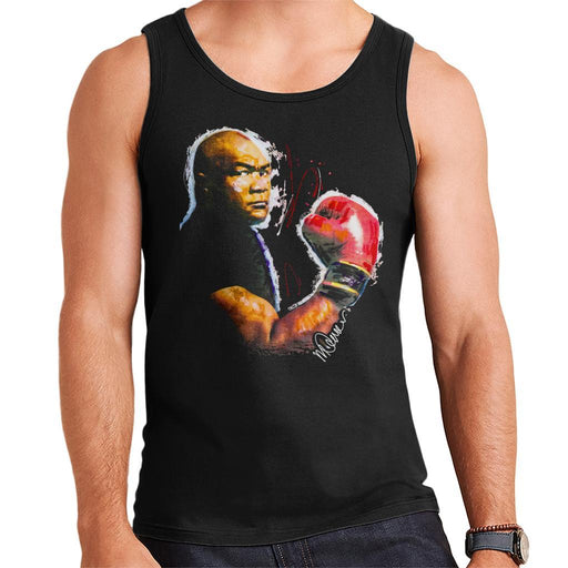 Sidney Maurer Original Portrait Of George Foreman Mens Vest - Mens Vest