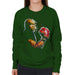 Sidney Maurer Original Portrait Of George Foreman Womens Sweatshirt - Womens Sweatshirt