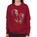 Sidney Maurer Original Portrait Of George Foreman Womens Sweatshirt - Womens Sweatshirt