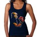 Sidney Maurer Original Portrait Of George Foreman Womens Vest - Small / Navy Blue - Womens Vest