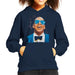 Sidney Maurer Original Portrait Of Jay Z Blue Tux Kids Hooded Sweatshirt - Kids Boys Hooded Sweatshirt